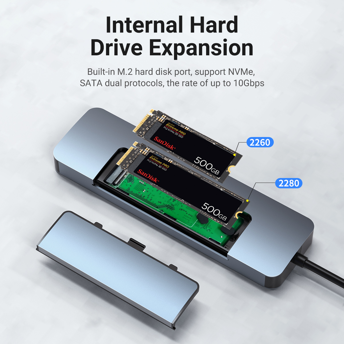 8 in 1 USB C HUB with M2 SSD C - Smart Home Hub 2 ulasan dan harga