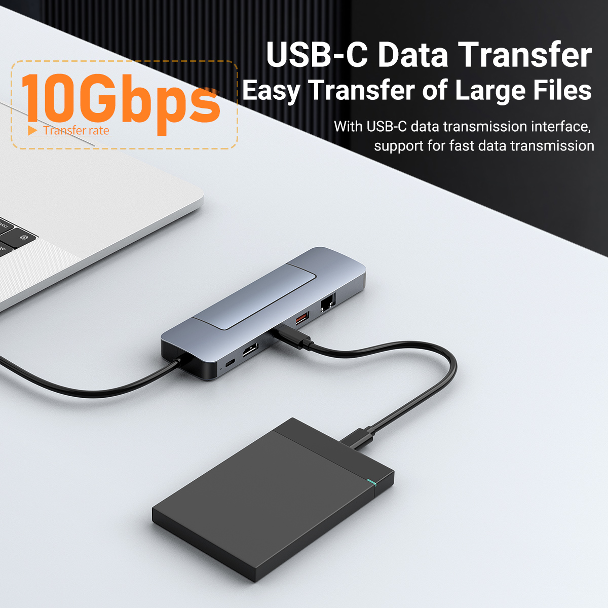 8 in 1 USB C HUB with M2 SSD C - Smart Home Hub 2 ulasan dan harga