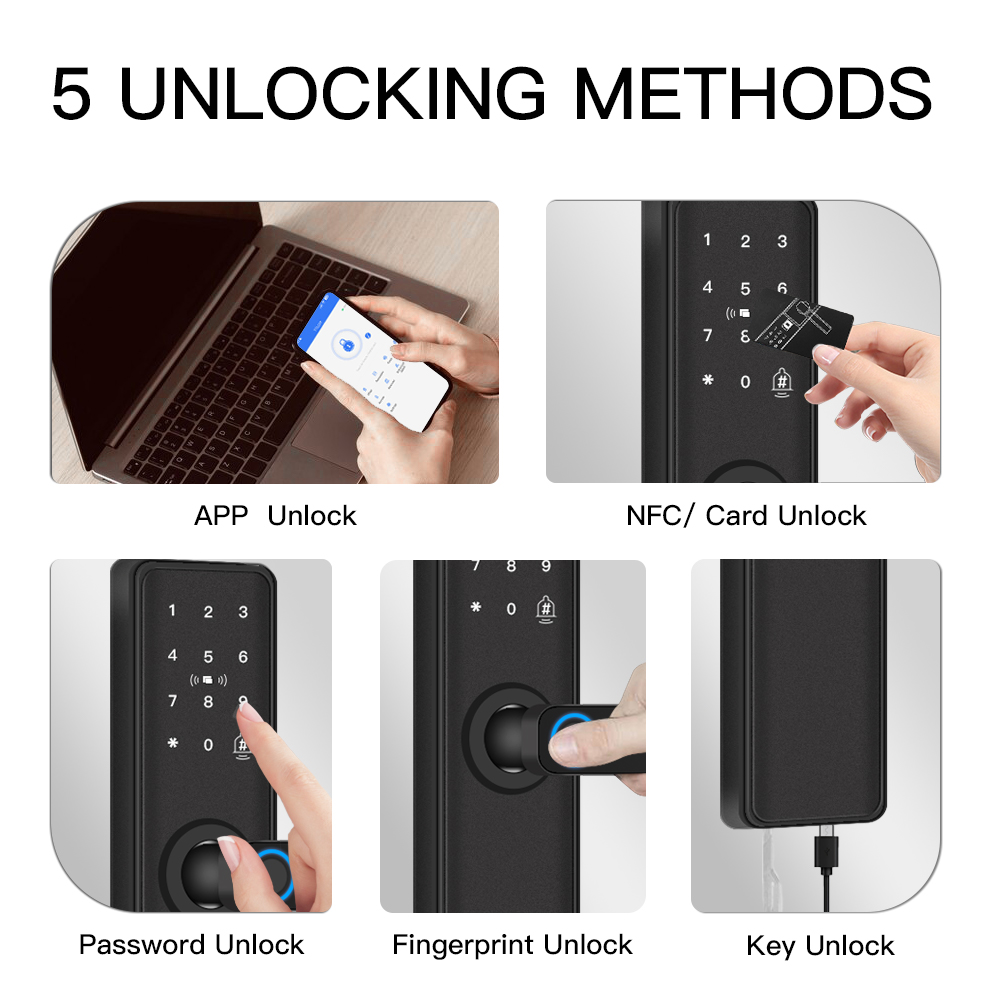 Smart Door Lock Bluetooth-comp - Smart Home Door Lock ulasan dan harga
