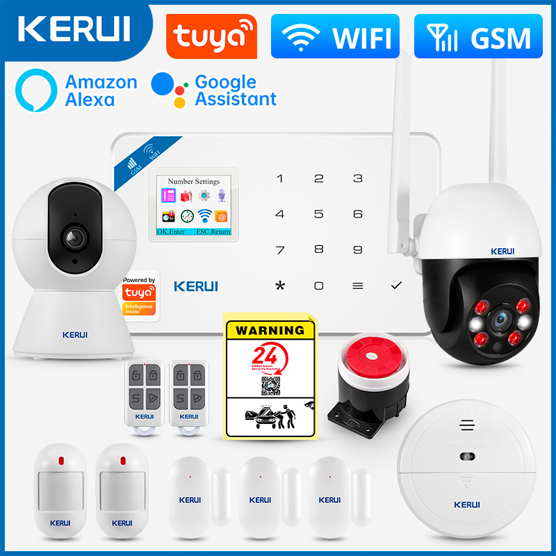 KERUI W181 Alarm System Secutr - Smart Home Video ulasan dan harga