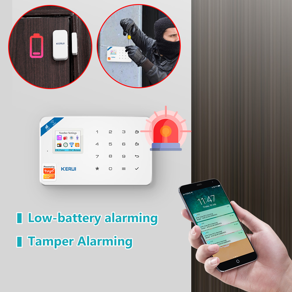 KERUI W181 Alarm System Secutr - Smart Home Video ulasan dan harga