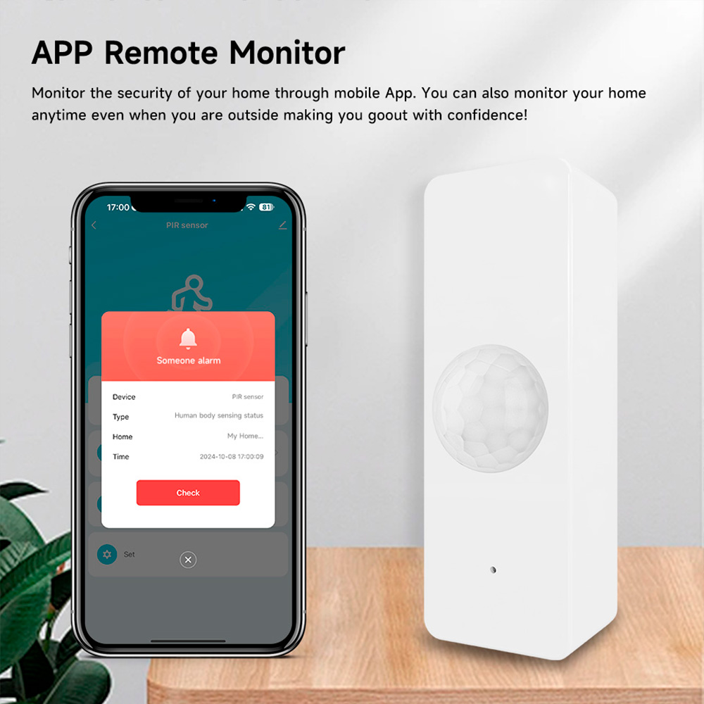 Tuya WiFi Zigbee PIR Motion Se - Smart Home Wiser ulasan dan harga