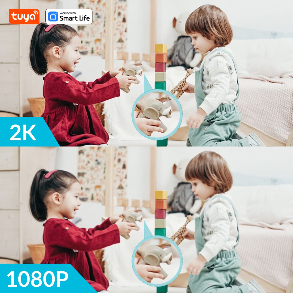 Tuya Smart 2MP HD Indoor Home  - Smart Home Camera Ezviz ulasan dan harga