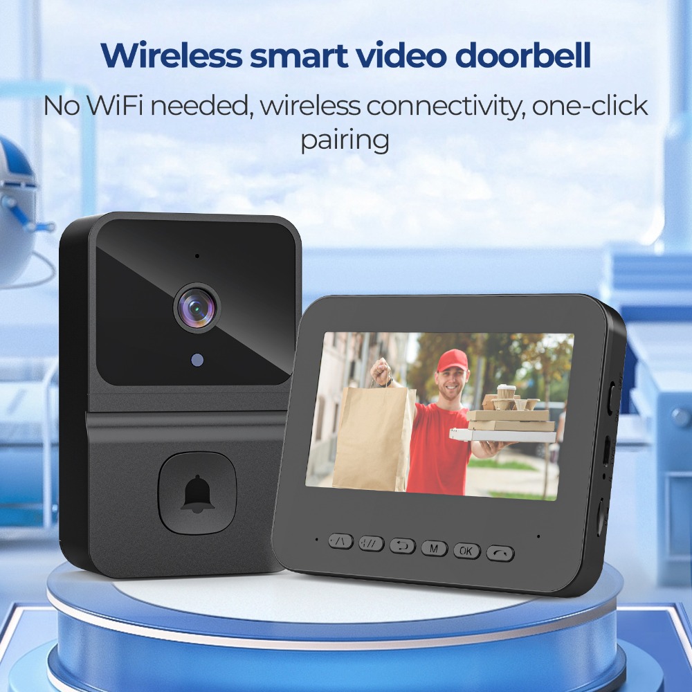 Wireless Smart Video Doorbell  - Smart Home Video ulasan dan harga