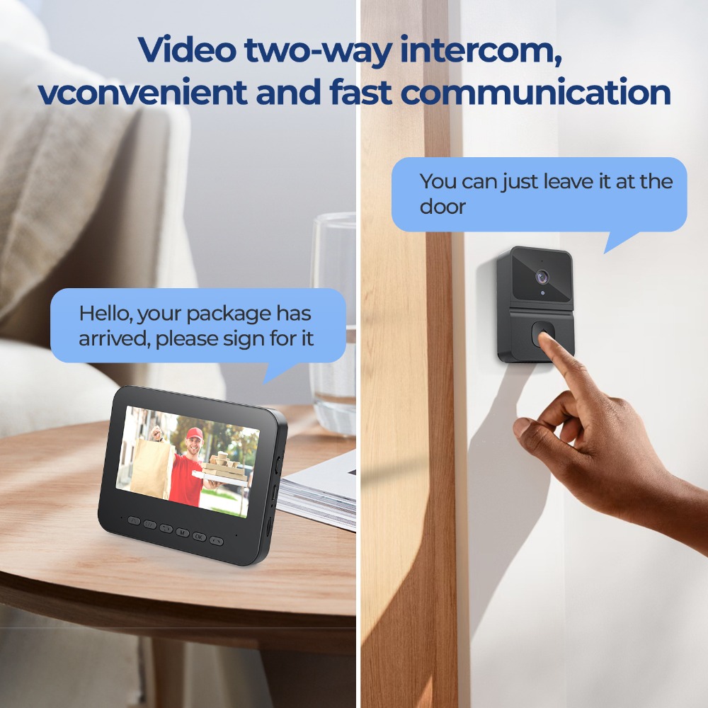 Wireless Smart Video Doorbell  - Smart Home Video ulasan dan harga