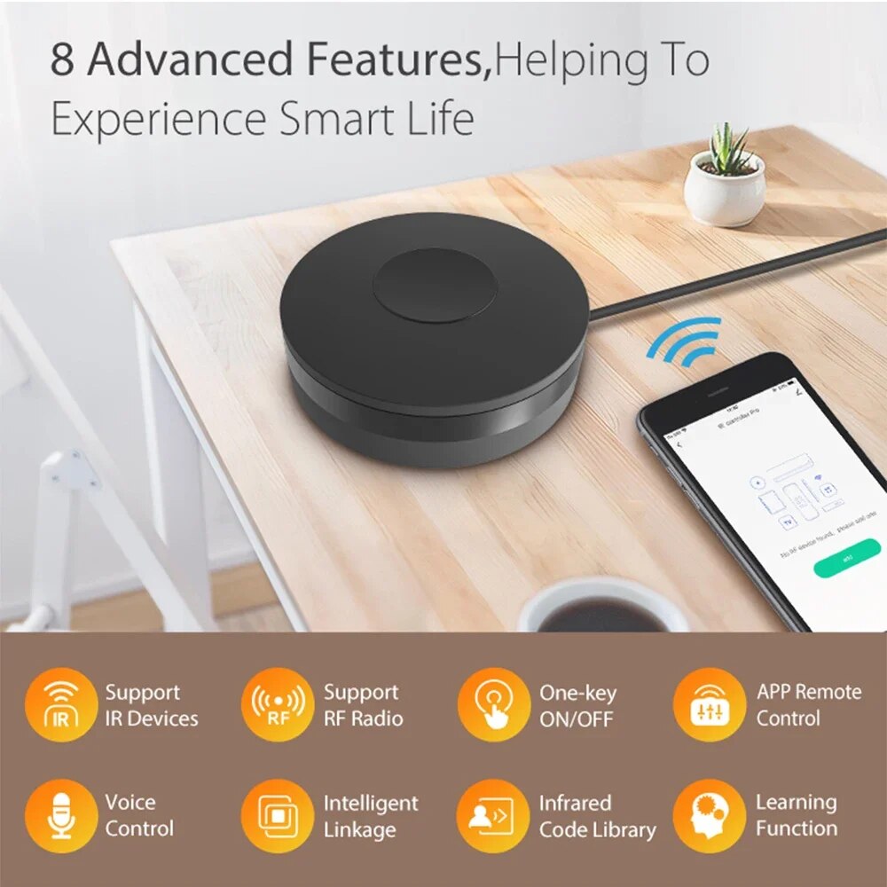 Tuya Smart Wifi RF IR Remote C - Universal Remote Smart Home ulasan dan harga